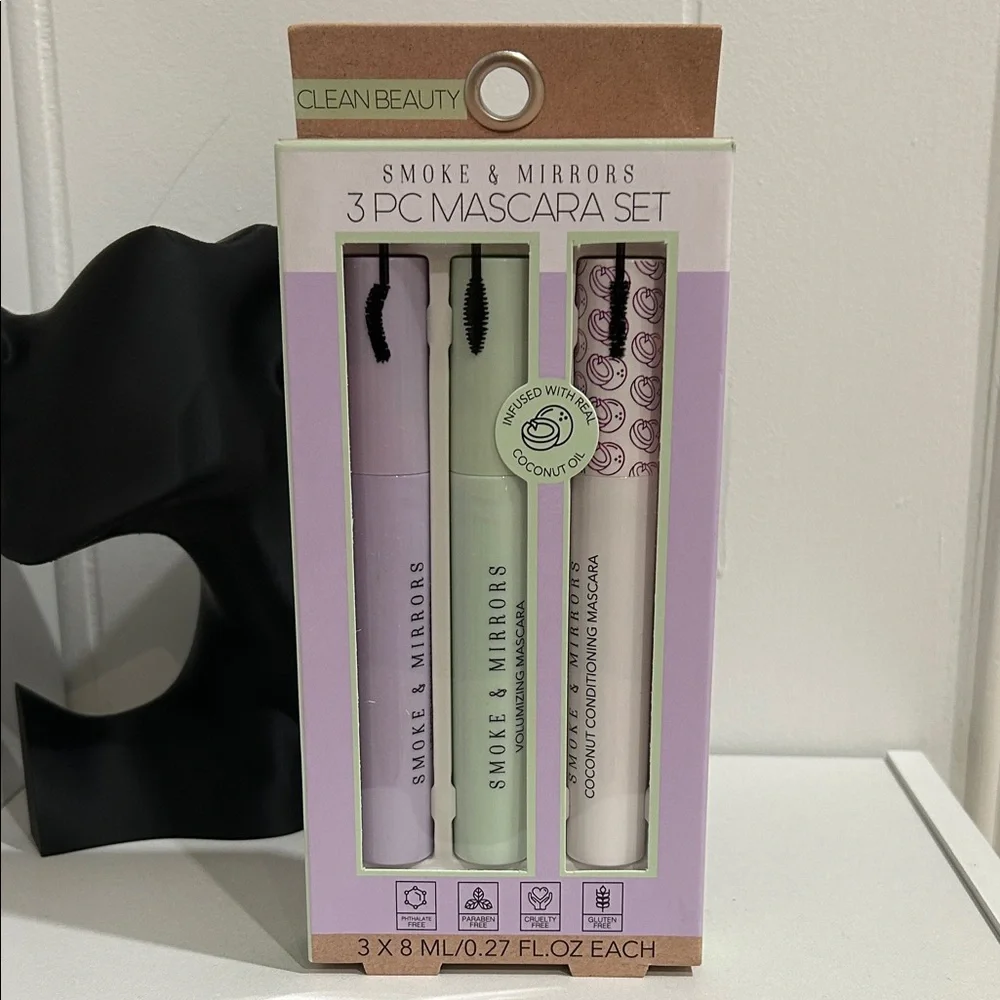 Smoke & Mirrors 3-Piece Mascara Set